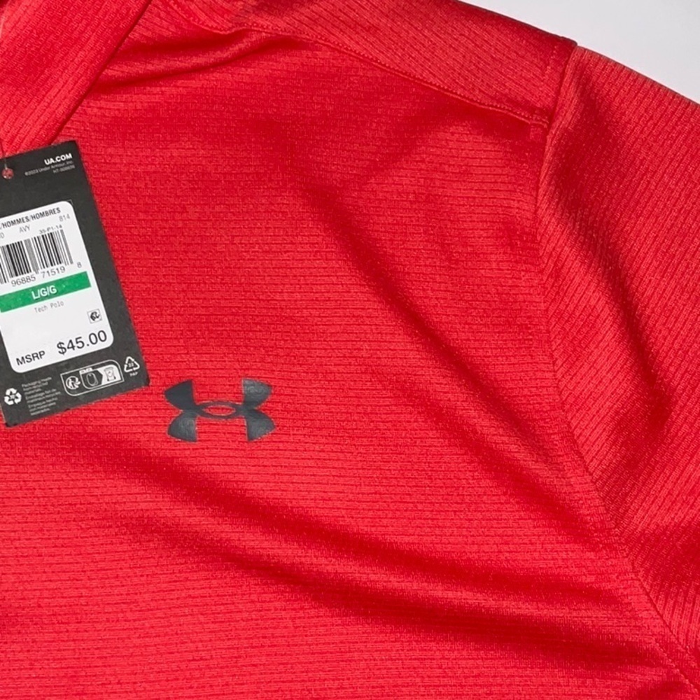 NWT, Men’s Under Armour Polo, Size Large - Picture 4 of 8